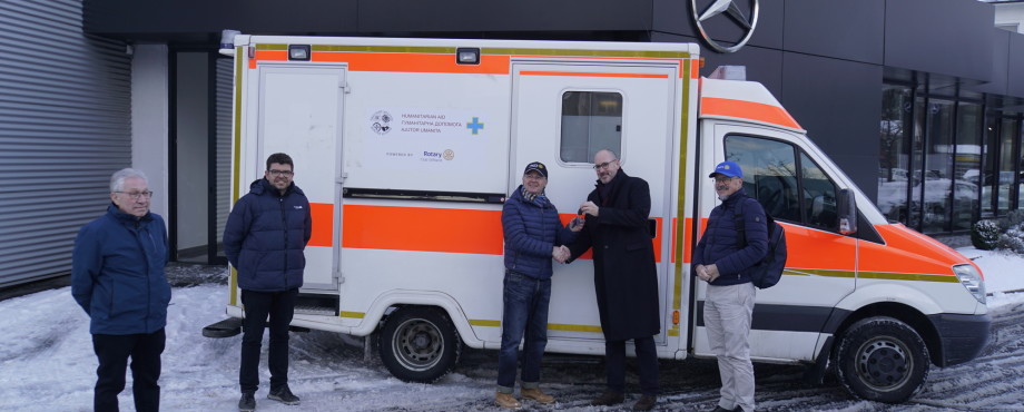 Distrikt - Rettungswagen für die Ukraine