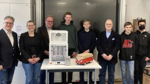 3D-Drucker-Wettbewerb unter den Gymnasien