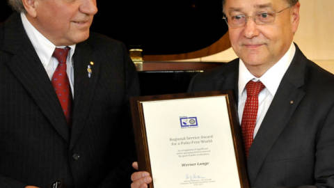 Polio Award für Werner Lange