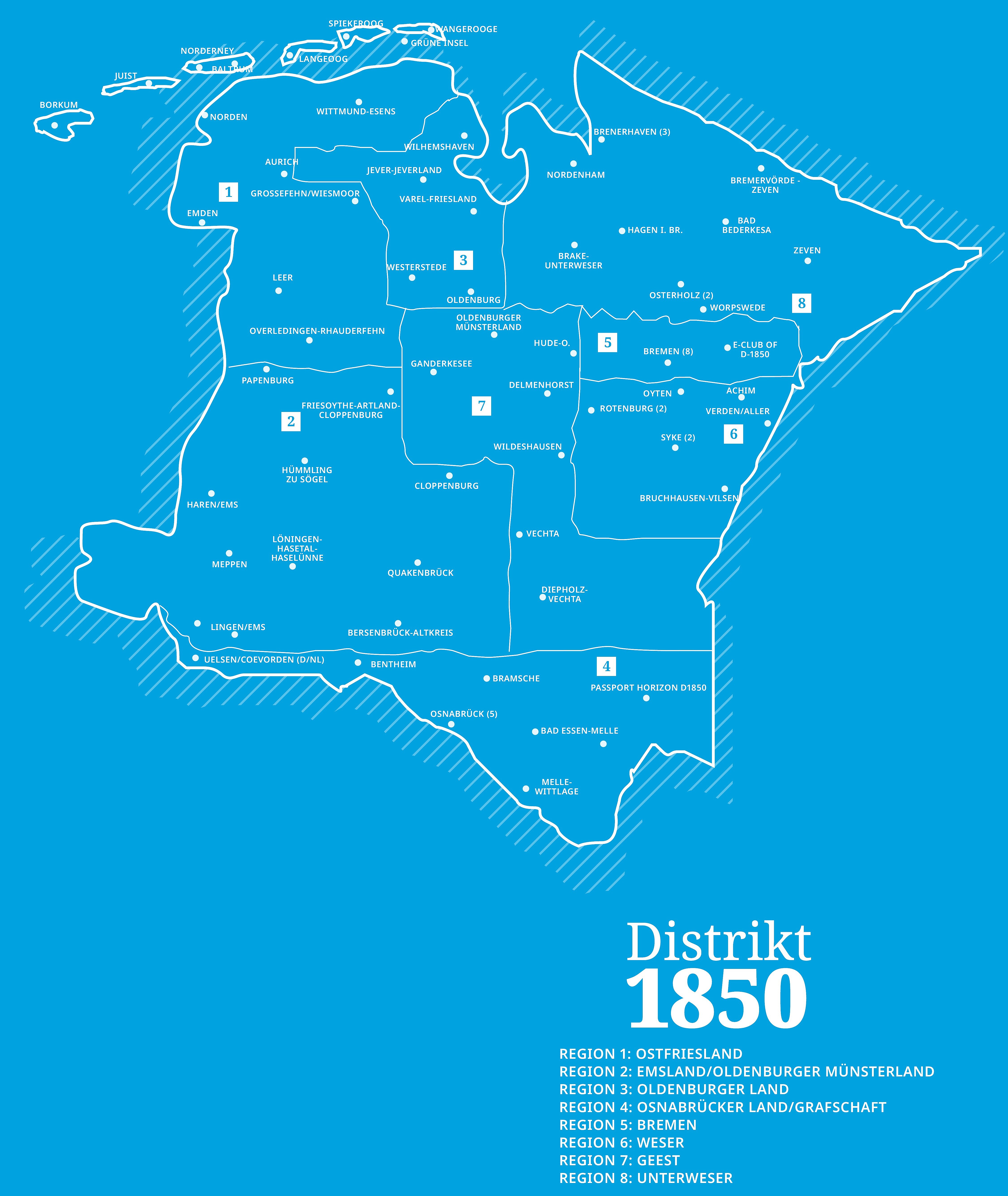 Distriktkarte 1850