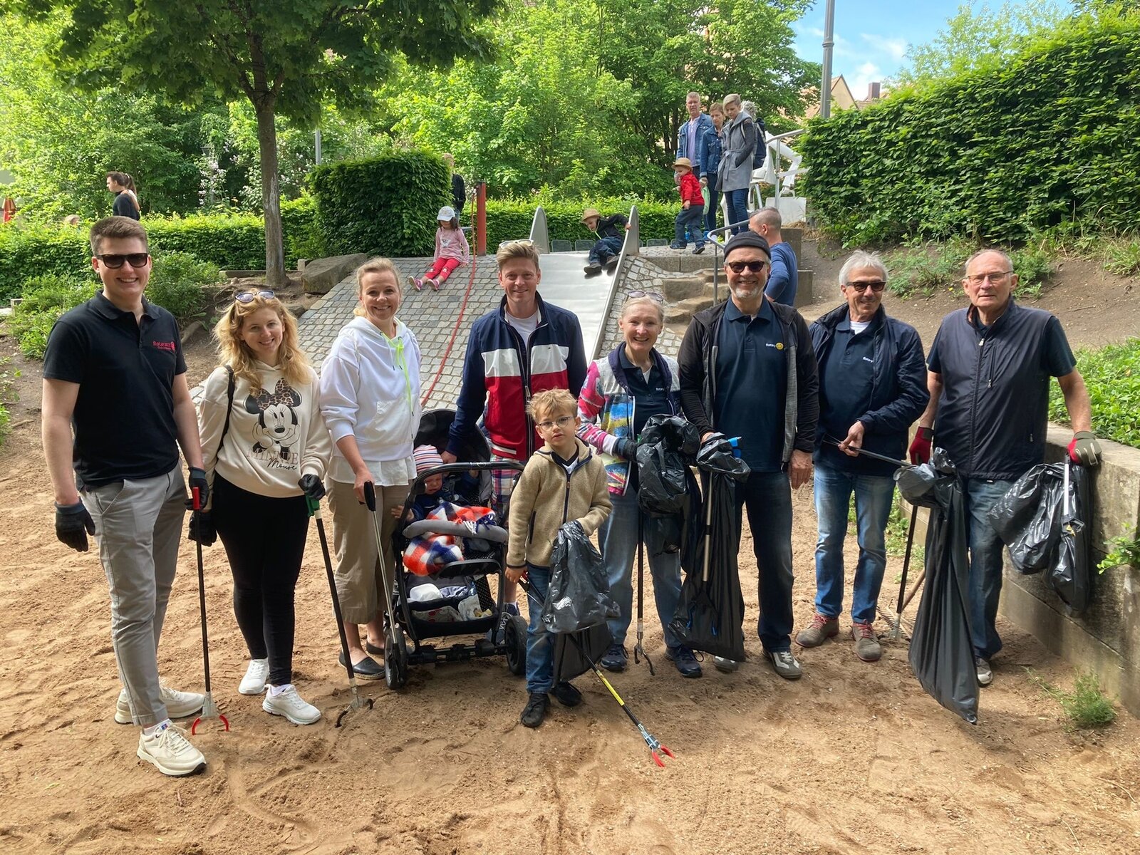 2022, rc ansbach, spielplatz, action day, säubern