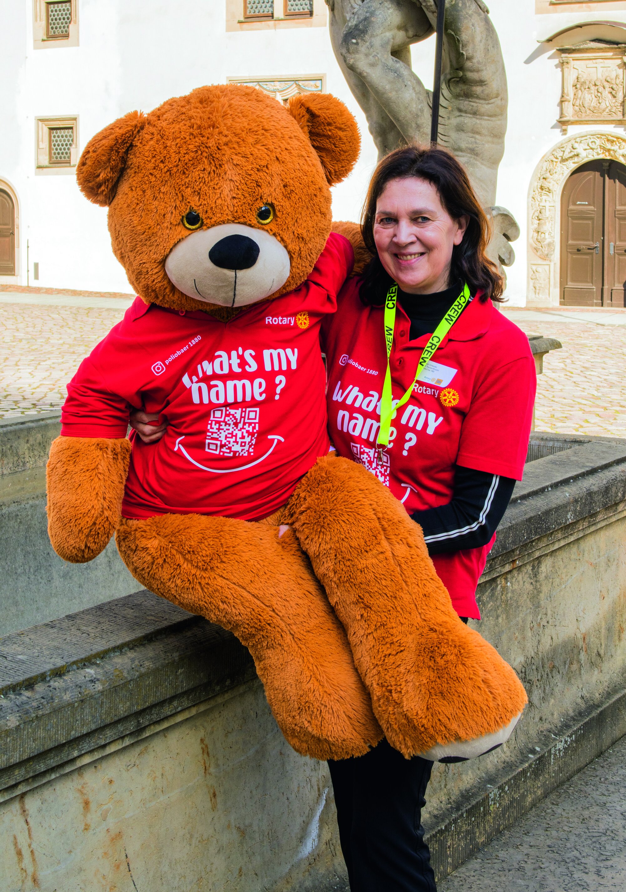 Birgit Schleicher (RC Bautzen/Budysin) ist die Polio-Beauftragte für D1880