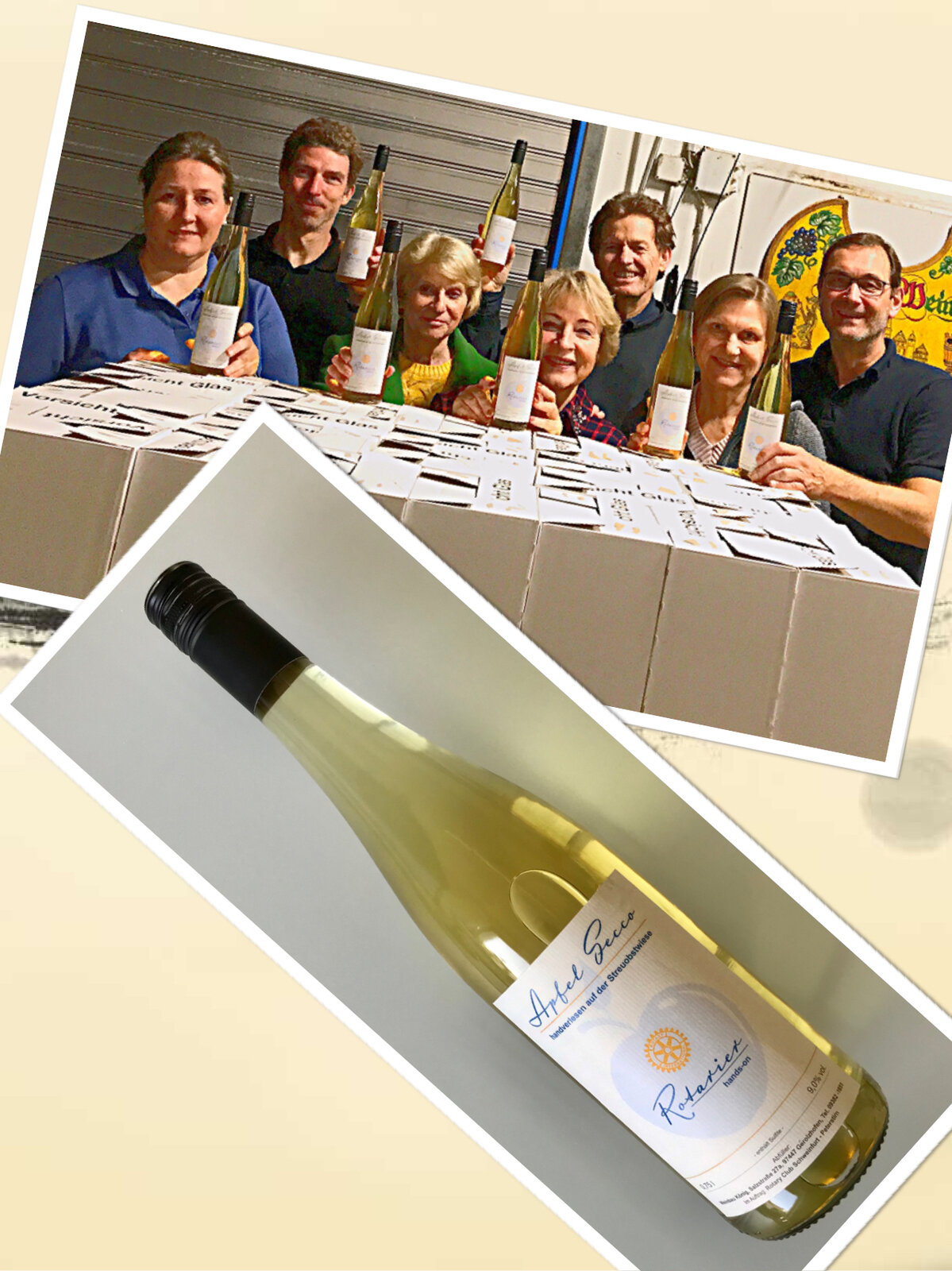 2025, apfel, secco, apfelernte, wein, rc schweinfurt-peterstirn, clubprodukte