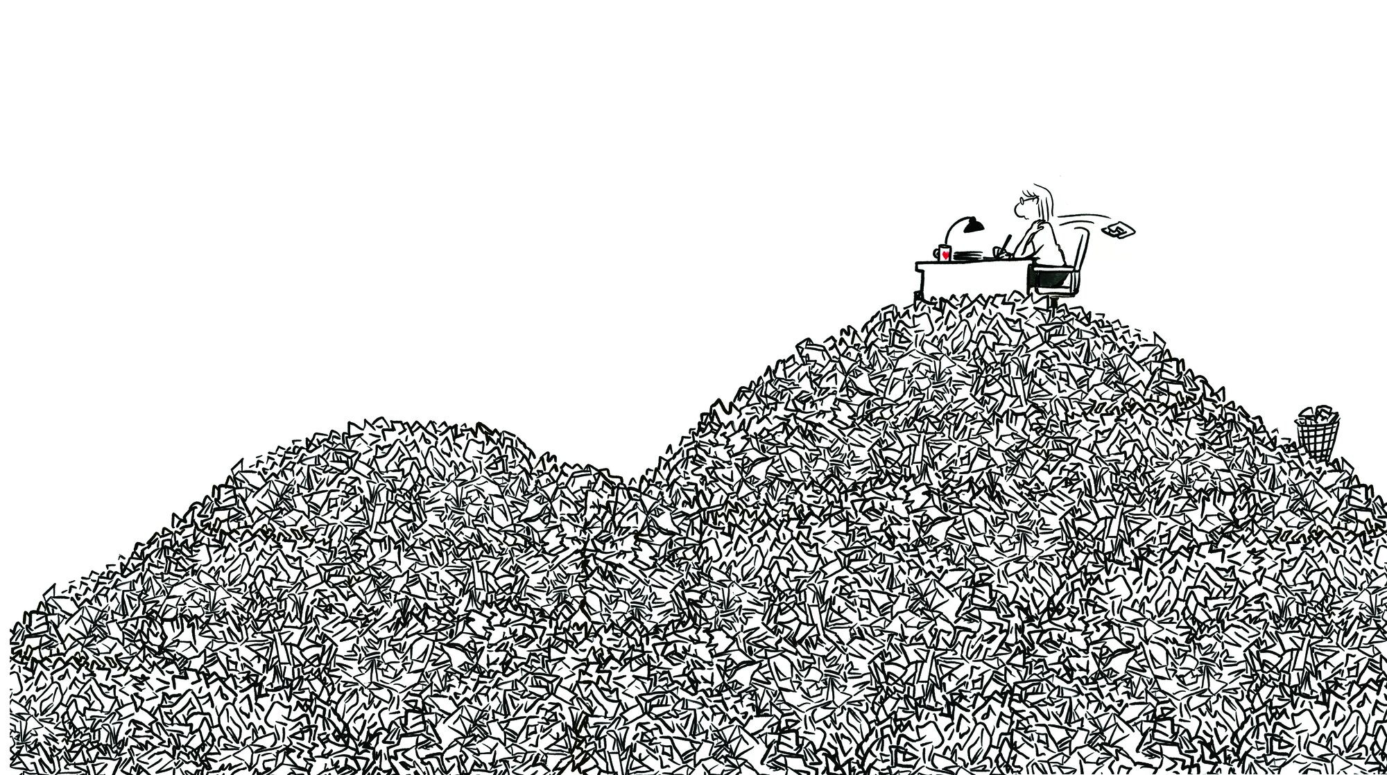 Geduld: Zeichnung von Maren Amini