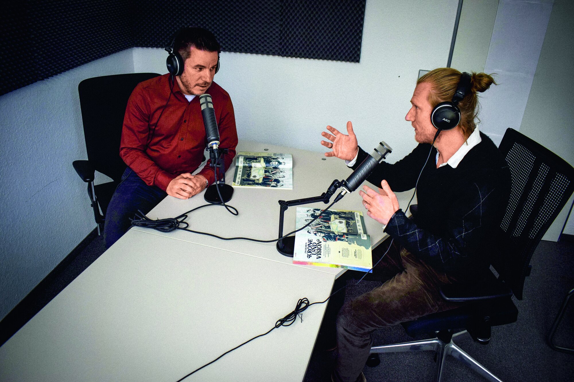 Sprachen über die Neuausrichtung: Florian Quanz und Björn Lange Sprachen über die Neuausrichtung: Florian Quanz und Björn Lange
