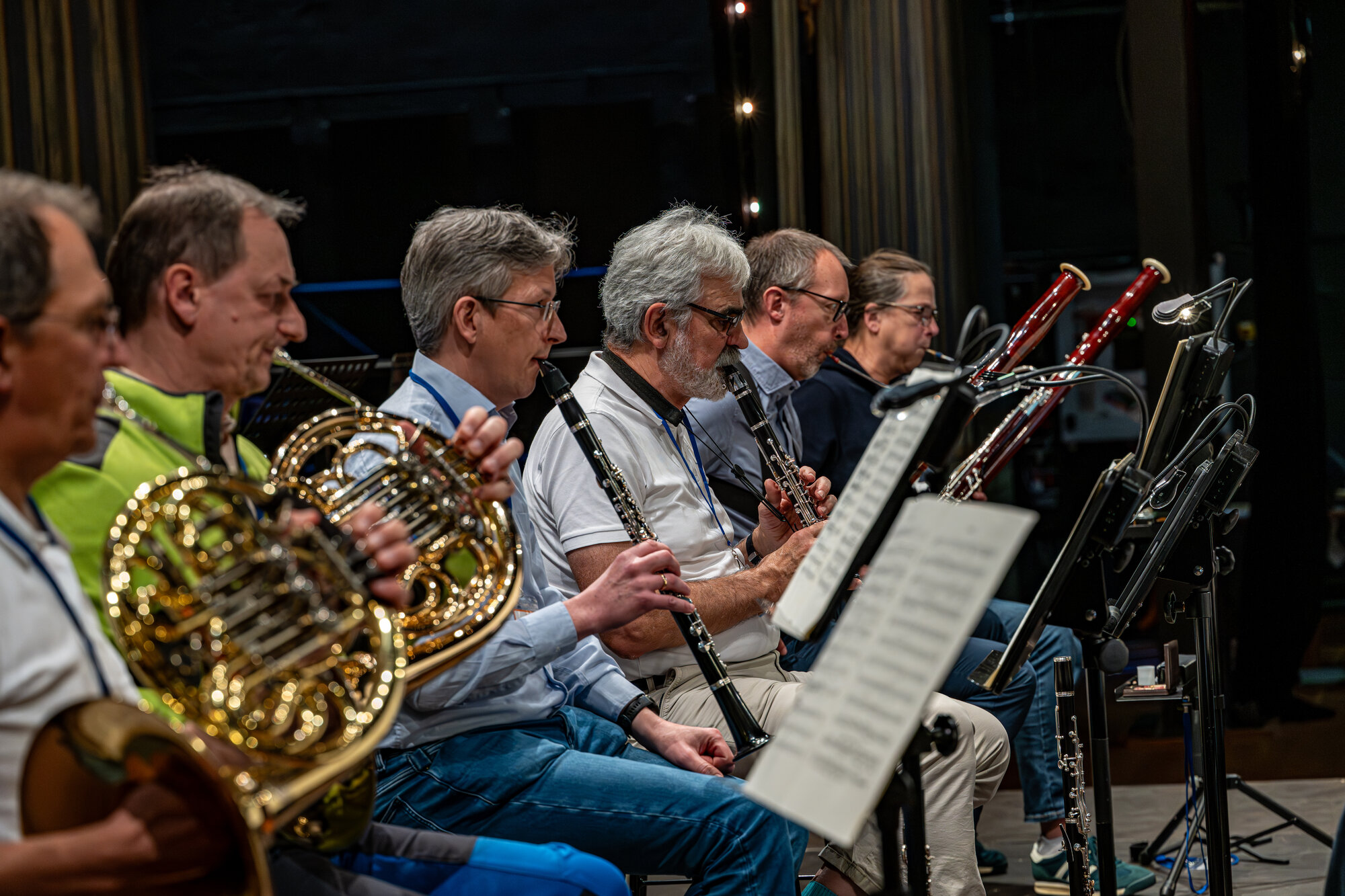 Das Rotary-Orchester Deutschland bei der Probe