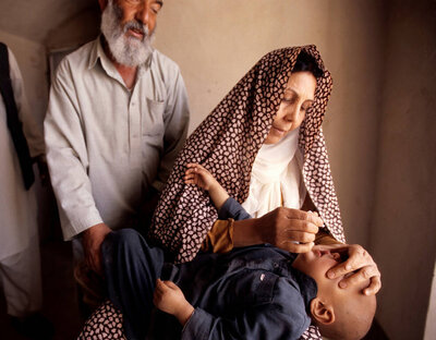 Polio-Impfung in Afghanistan