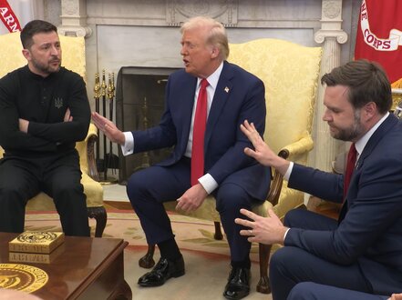 President Trump and Vice President JD Vance clash with Ukrainian President Zelenskyy during meeting in Oval Office on Feb. 28, 2025
