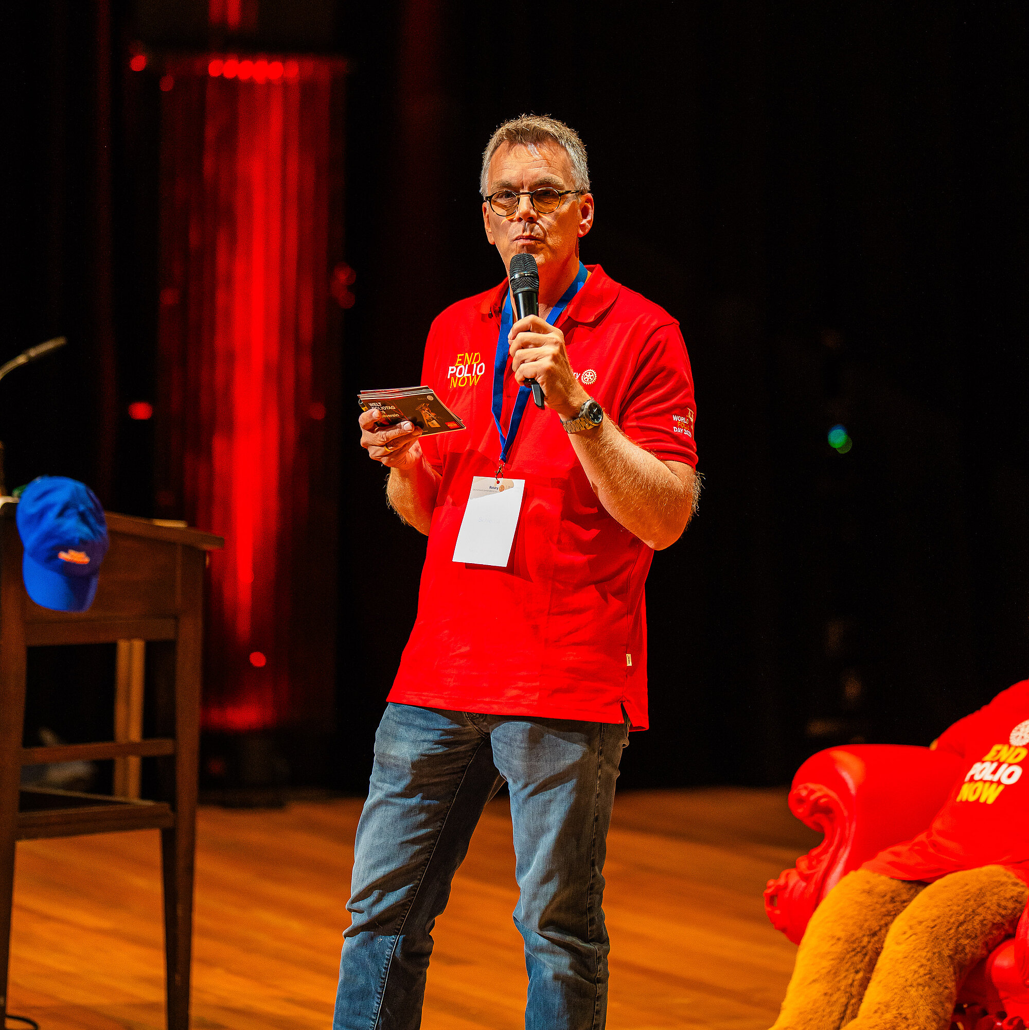 Christian Schleuss beim Weltpoliotag 2026 auf Zollverein