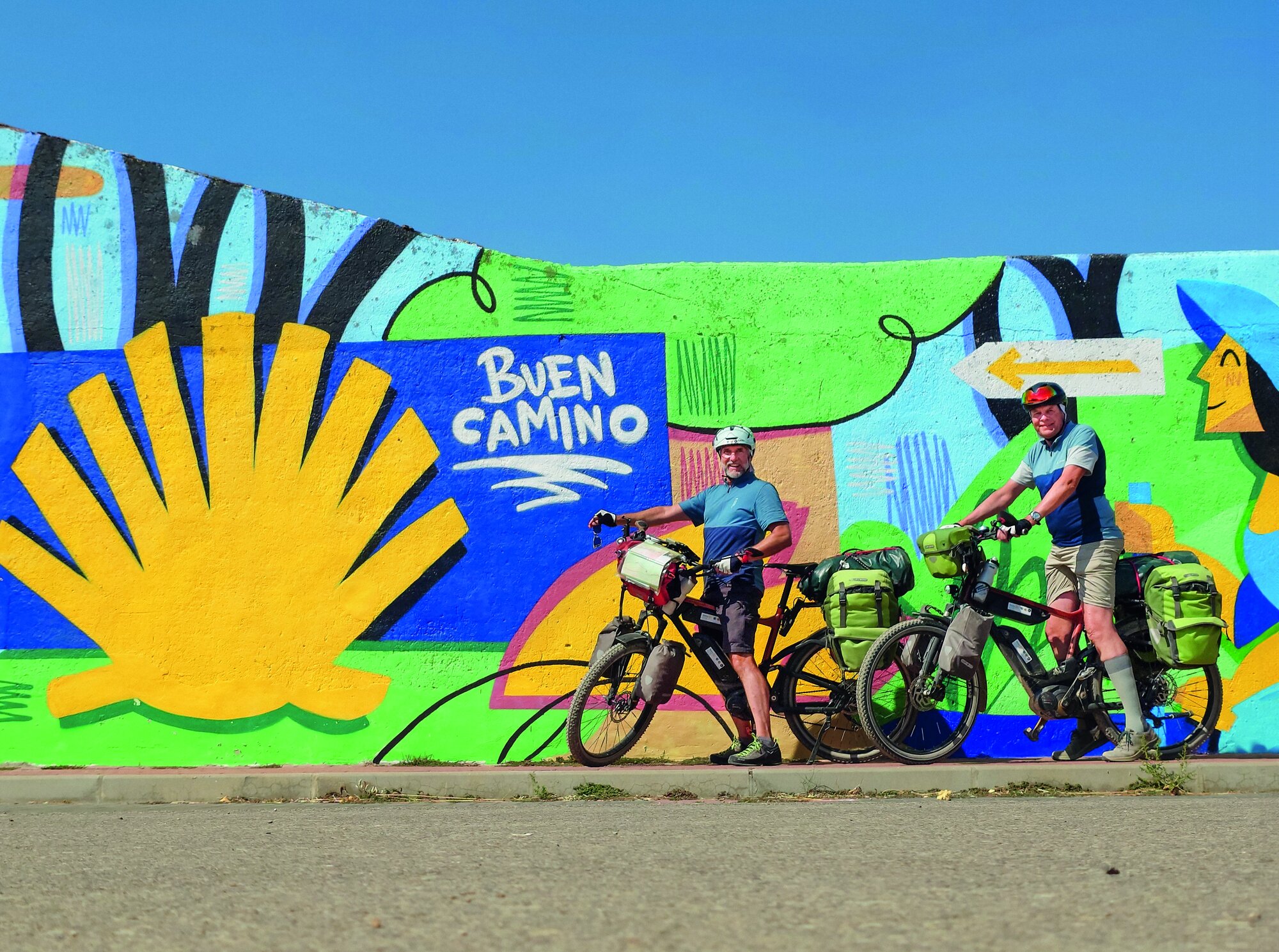 Nicolai Baehr (RC Starnberg) und sein Mann Robert Cramer on Tour