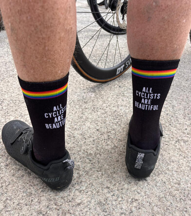 Man muss nur die richtigen Socken tragen, dann klappts auch mit dem guten Eindruck Man muss nur die richtigen Socken tragen, dann klappts auch mit dem guten Eindruck