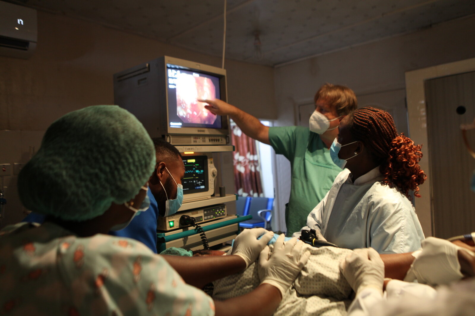 Joachim Teichmann, Endoskopie, GRVD, Ghana, 2023, rotary