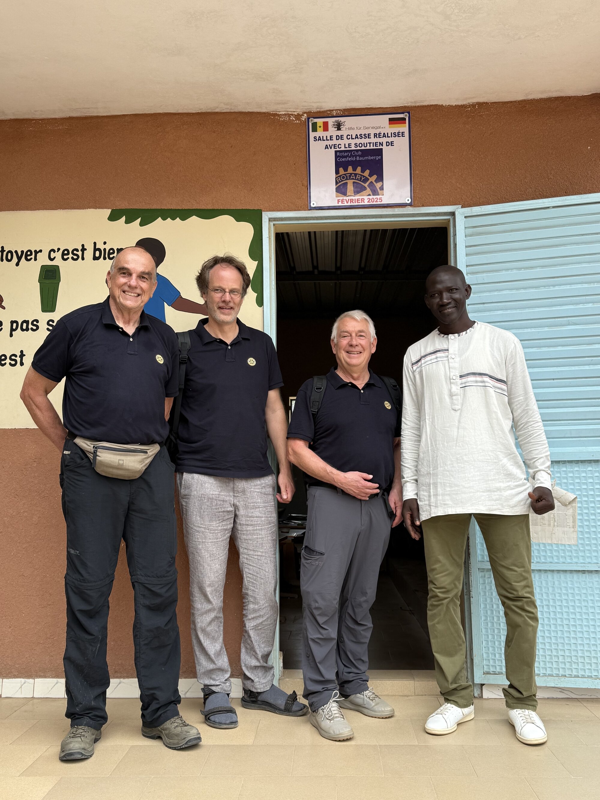 Allen Grund zur Freude: (von links) 