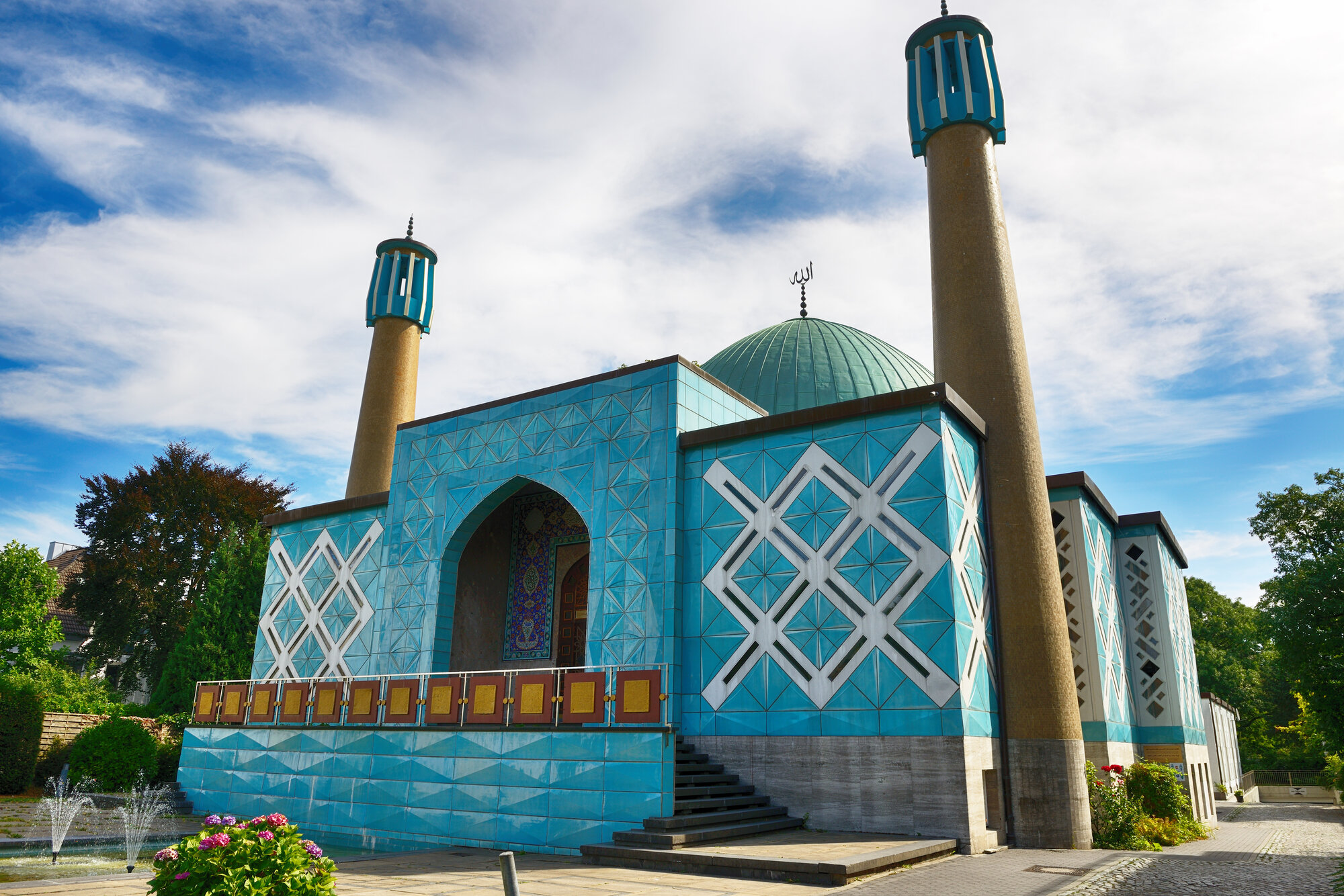Die Blaue Moschee in Hamburg