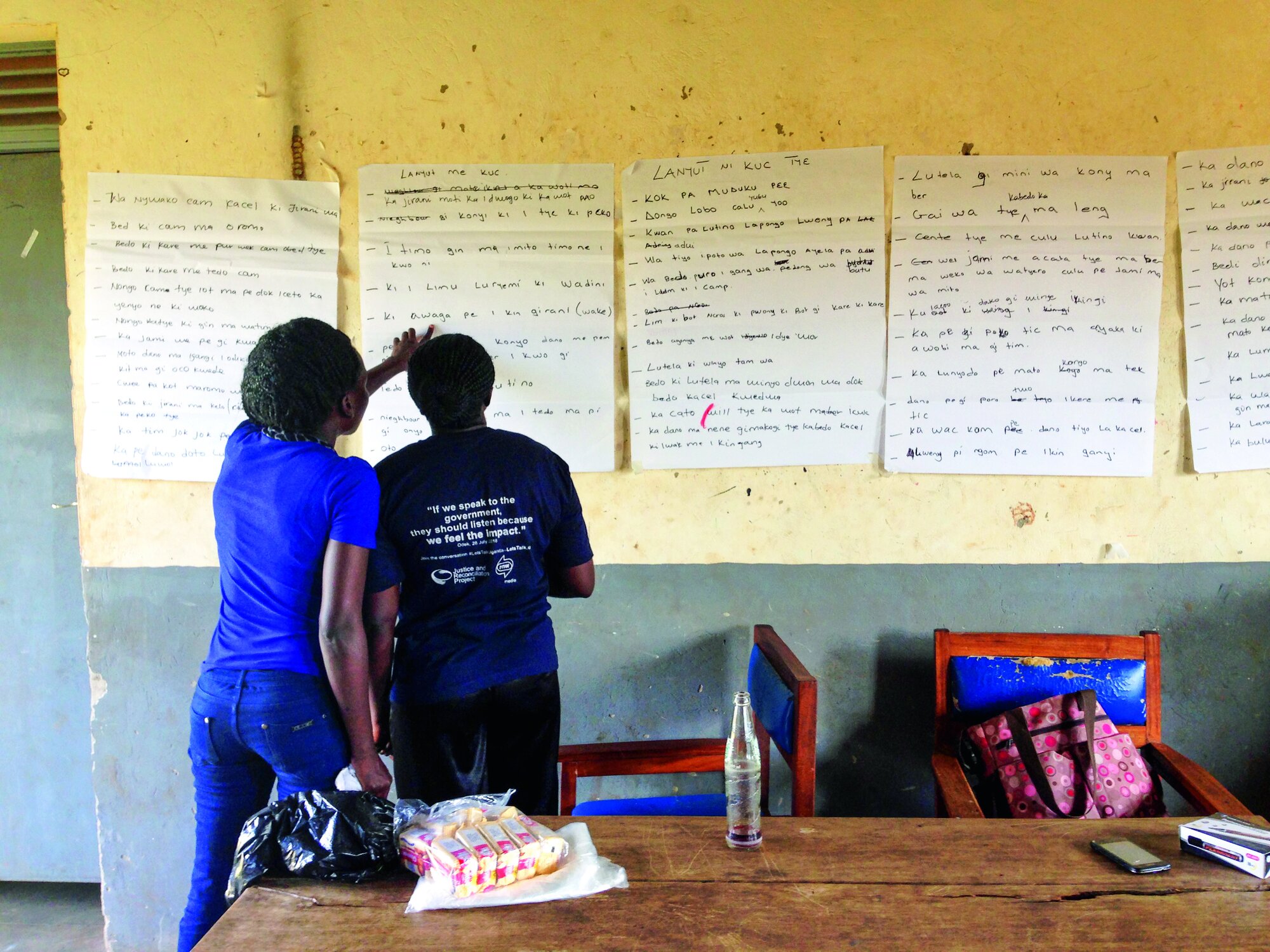 Friedensstifter in Atiak/Uganda bei der Arbeit