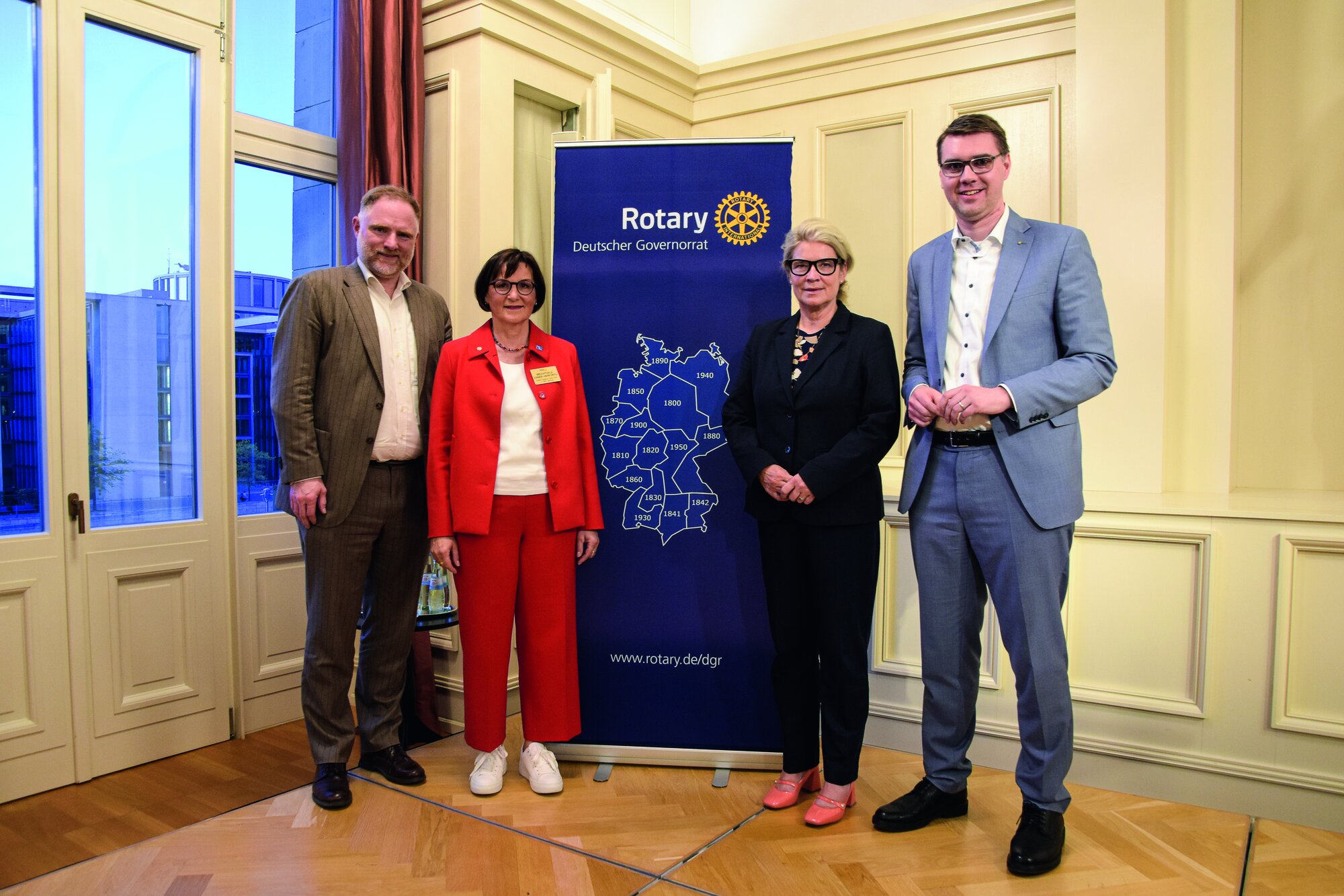 Peter Aumer, Mechthild Exner-Herforth, Simone Borchardt und Sebastian Schmidt (v. l.)