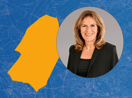 Gisela Falk, Governor im Distrikt 1820