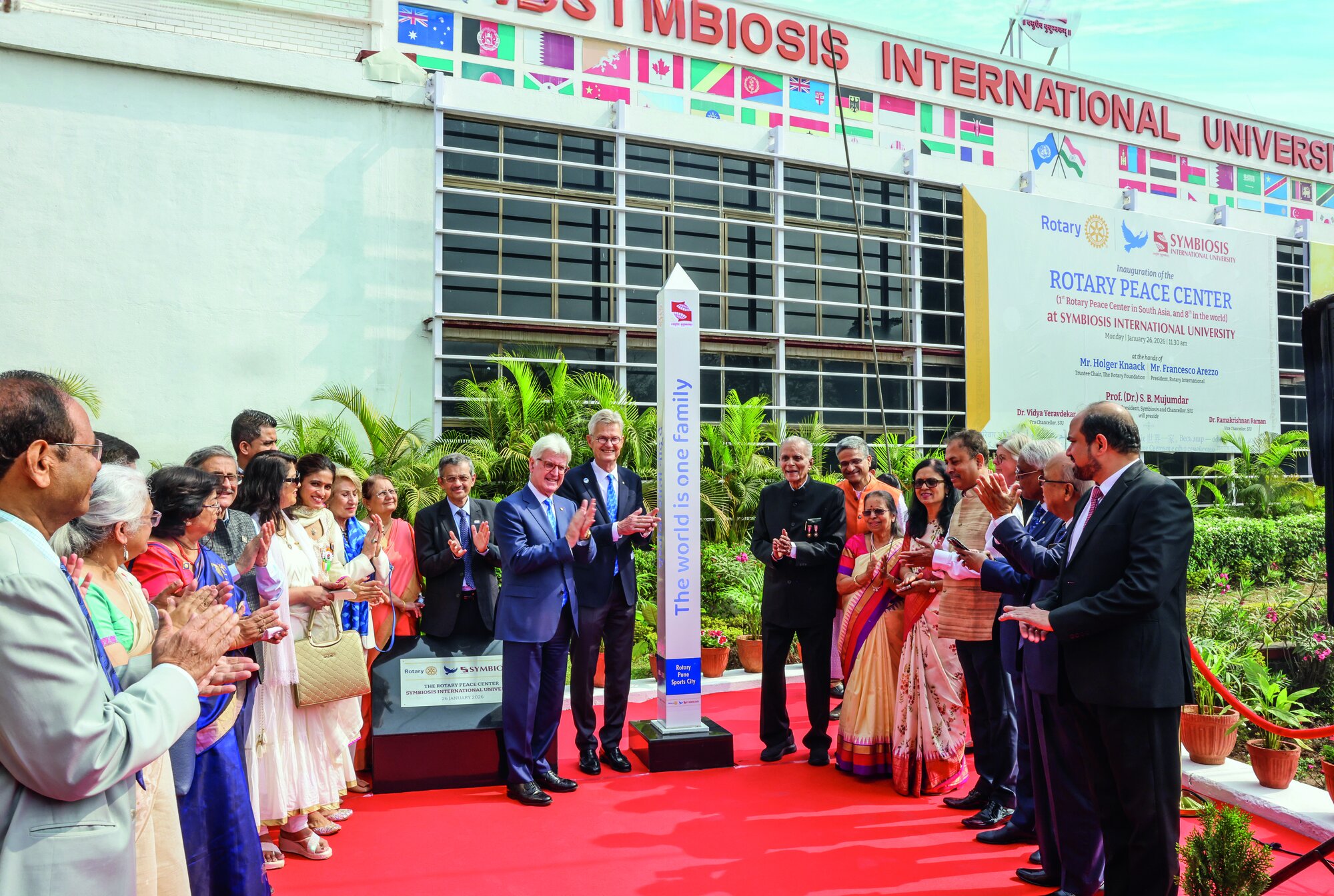 Feierliche Eröffnung mit RI-Präsident Francesco Arezzo und Trustee Chair Holger Knaack (Mitte)