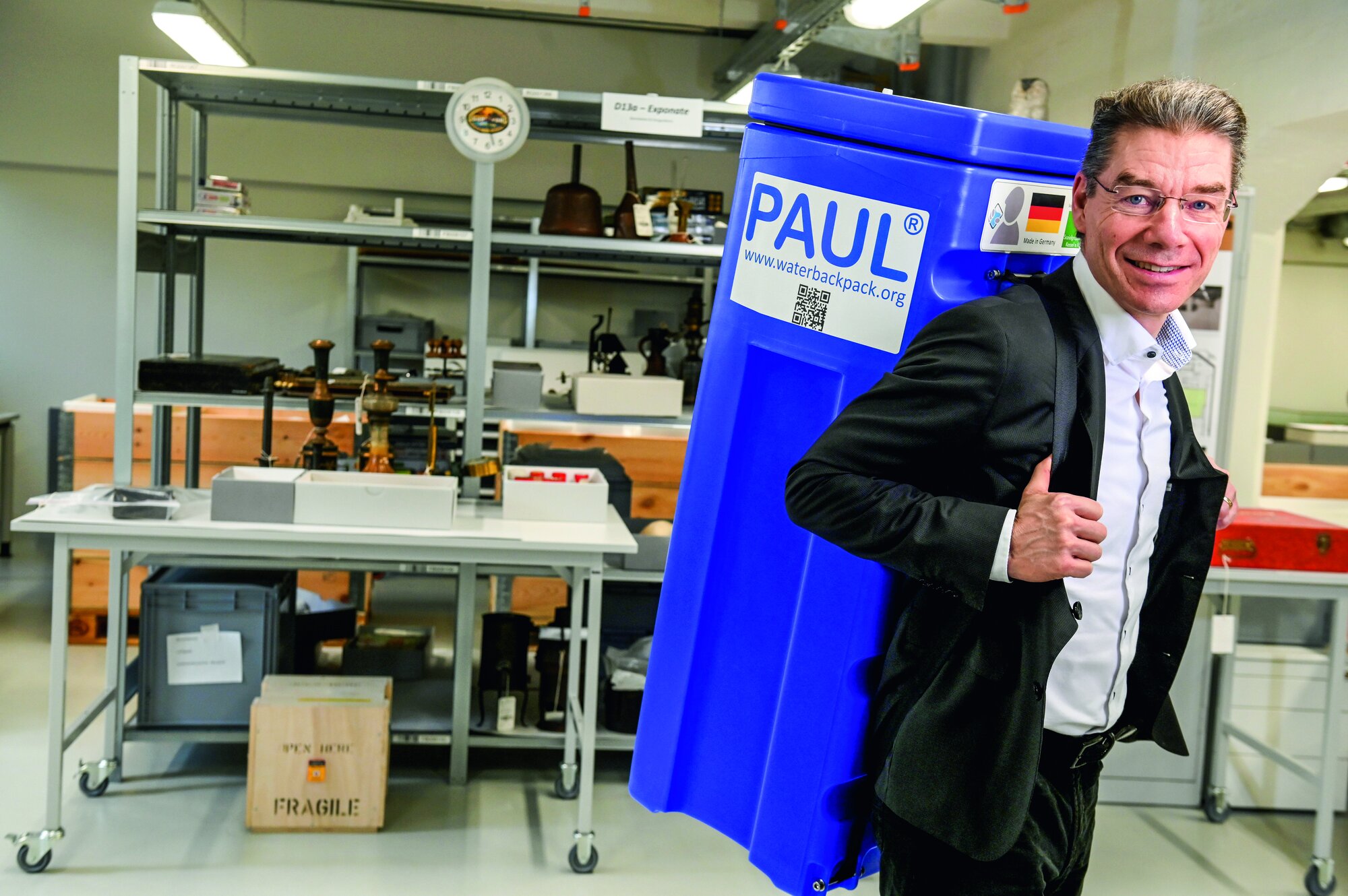 Michael Decker mit PAUL Michael Decker mit PAUL