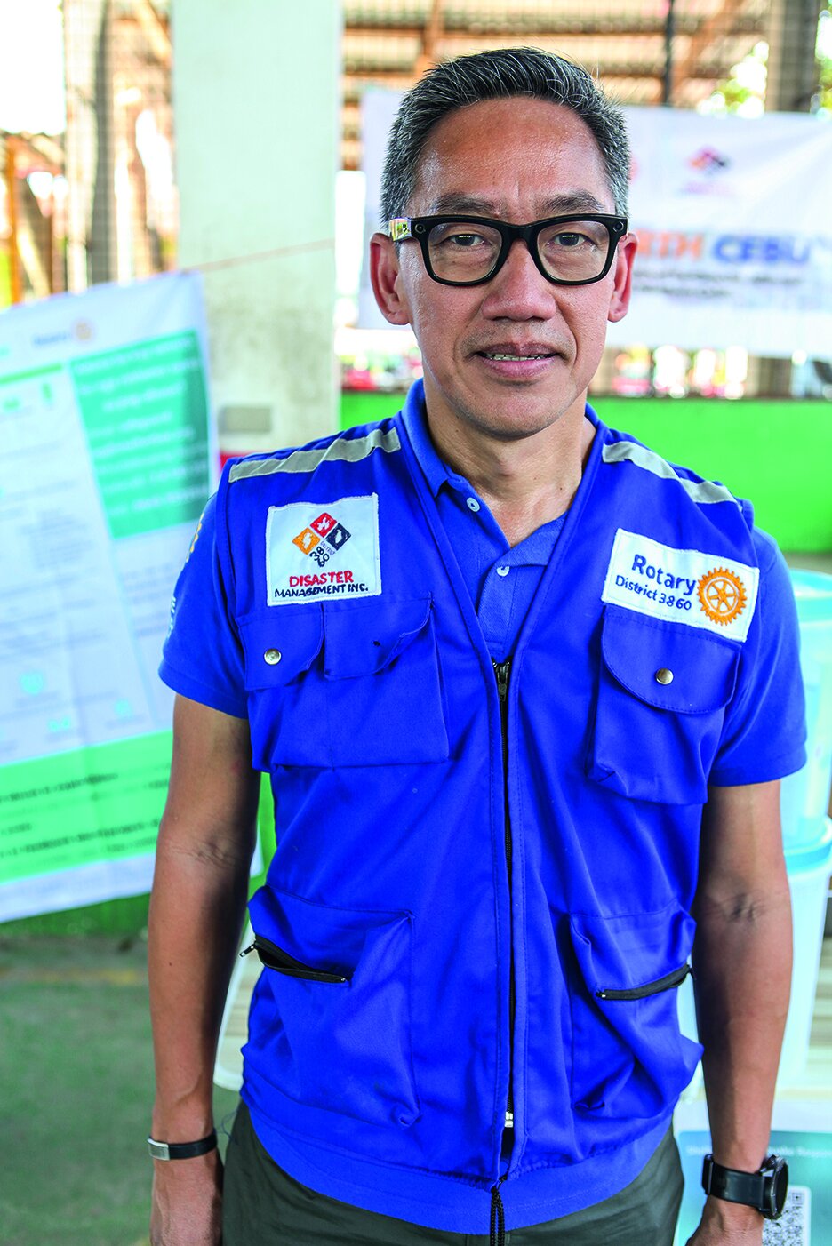 Bernard Vonn Sia vom Rotary Club Cebu 