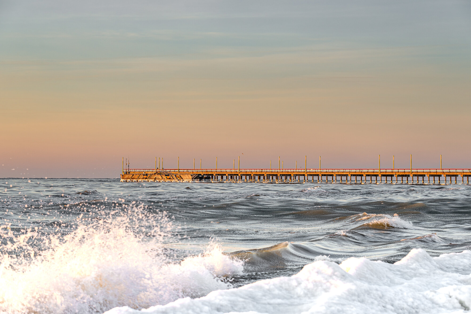 Blick auf die Seebrücke von Palanga. Die Region bietet tolle Natur, Kultur und  Eindrücke von rotarischen Projekten aus dem Baltikum