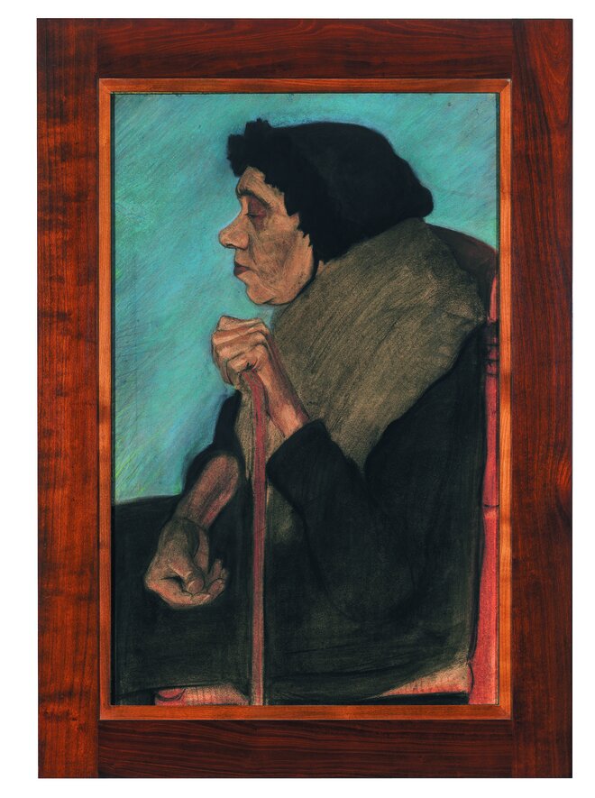 „Alte blinde Frau“ von Paula Modersohn-Becker