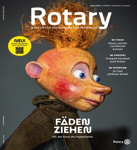 Das Cover des Rotary Magazins 4/2026