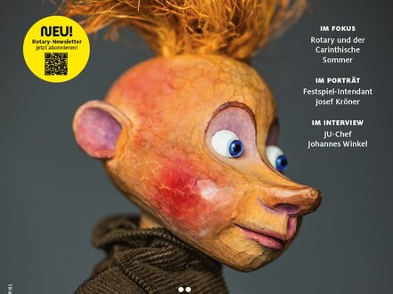 Das Cover des Rotary Magazins 4/2026