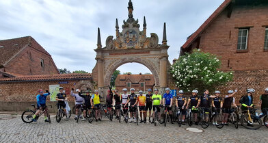Beim Stop in Drakenburg ist die Stimmung gut Beim Stop in Drakenburg ist die Stimmung gut
