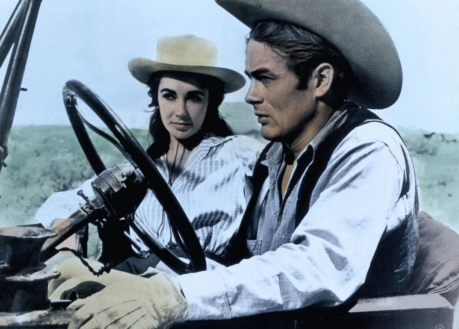 James Dean am Steuer