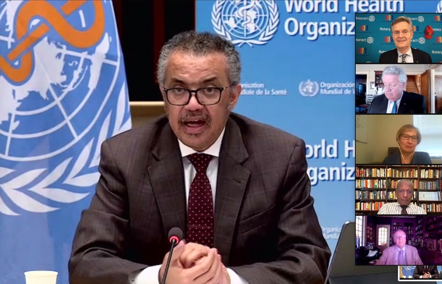 2021, mother child, who, conference, zoom, konferenz, tedros