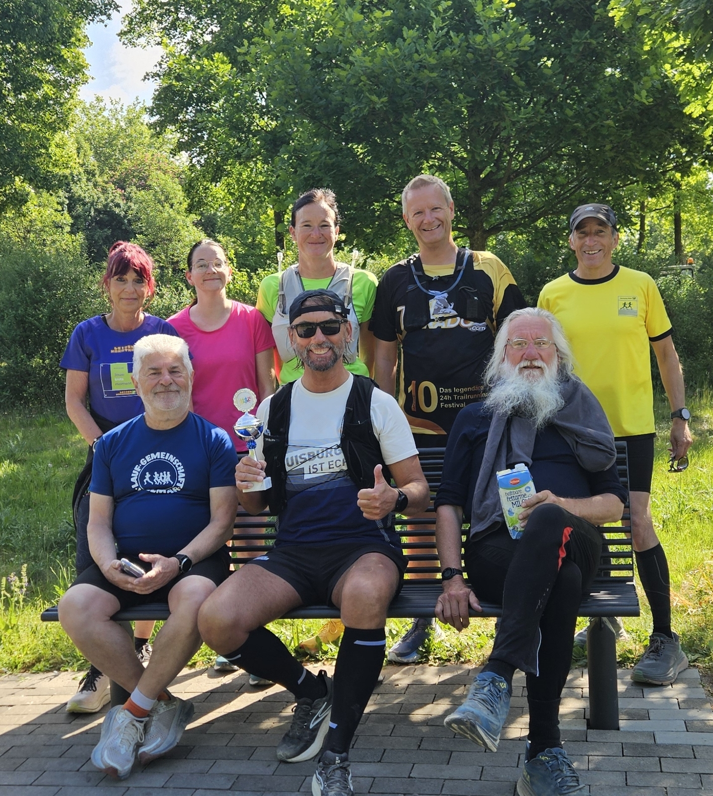 2025, pater, marathon, marathon-pater, duisburg, oberhausen, 300. lauf, bank