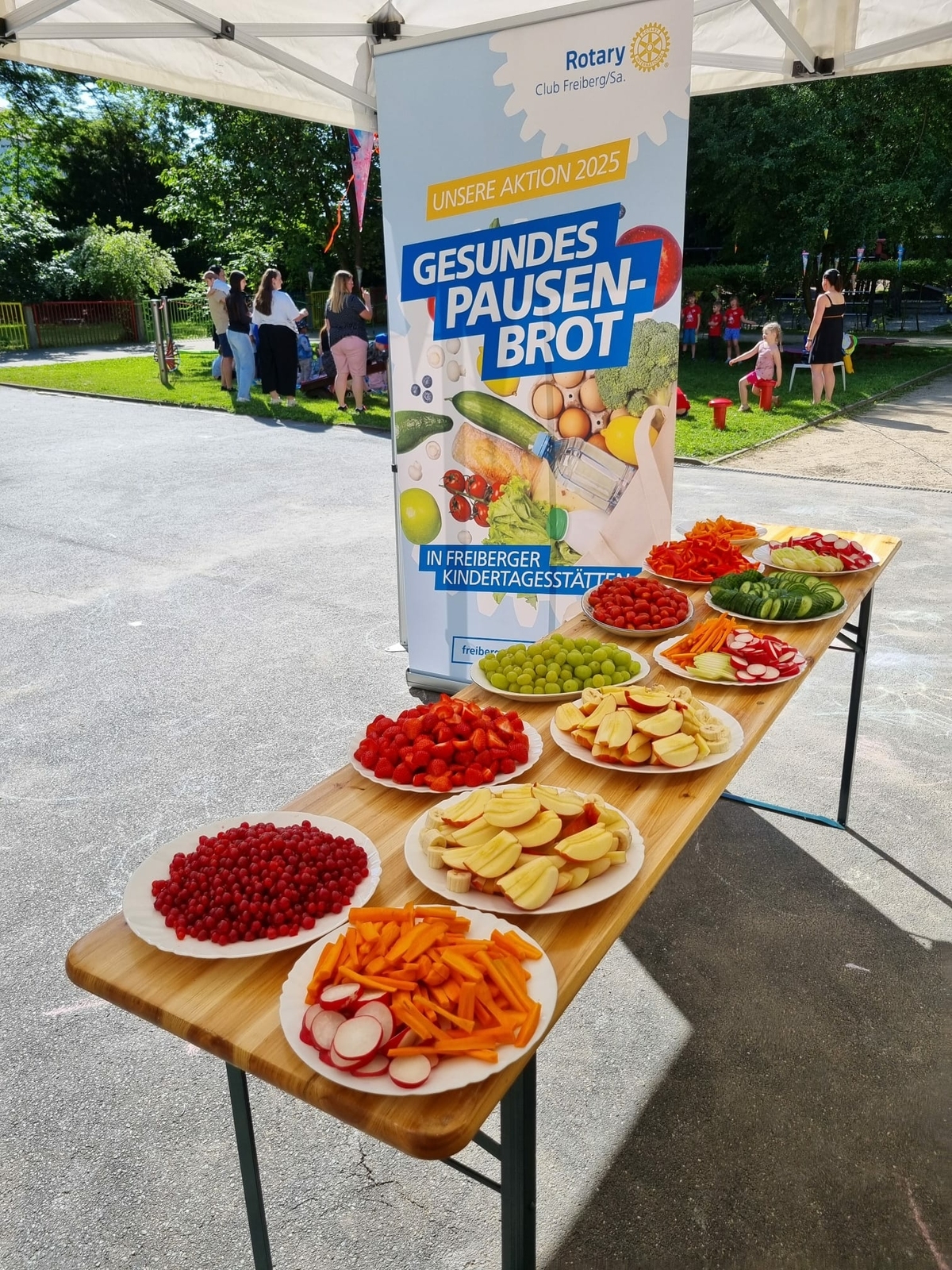 2025, pausenbrot, gesundekids, rc freiberg, kita, obstkorb