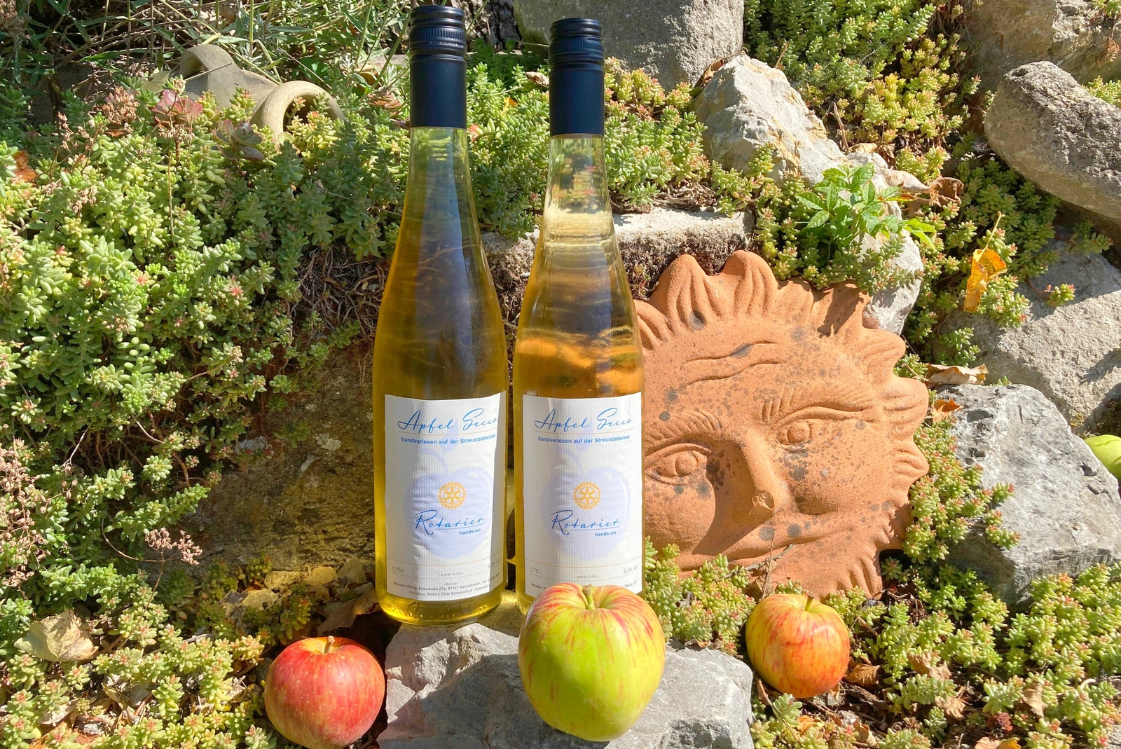 2025, apfel, secco, clubprodukte, rc schweinfurt-peterstirn, apfelwein, end polio now, epn, polio, kinderlähmung