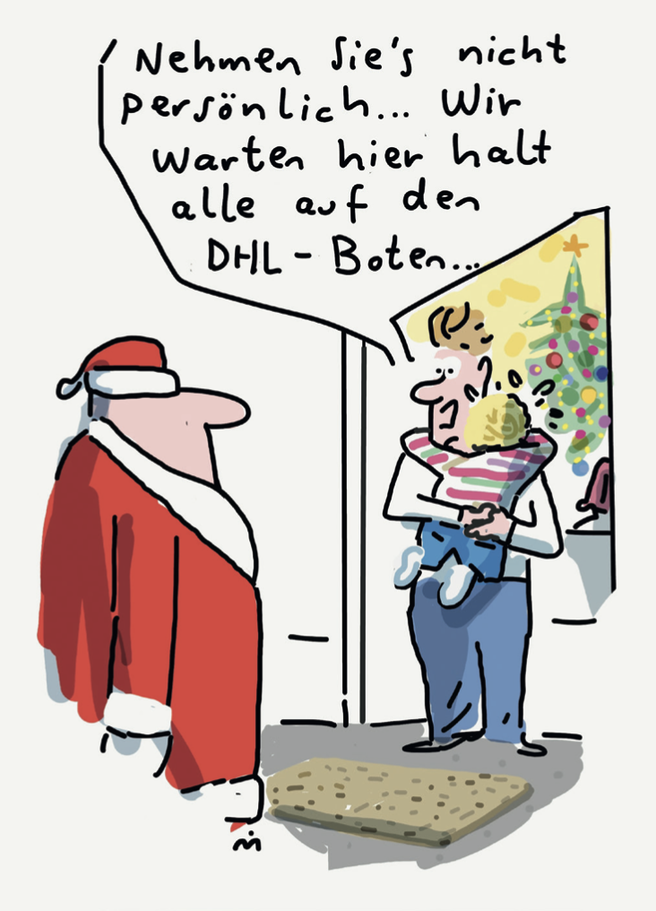 2020, karikatur, dirk meissner, weihnachten