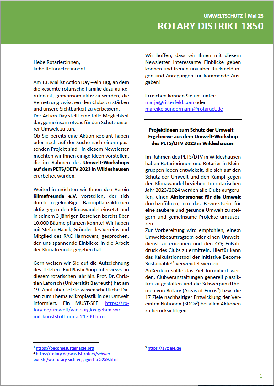 2023, umwelt, newsletter, d1850, mai