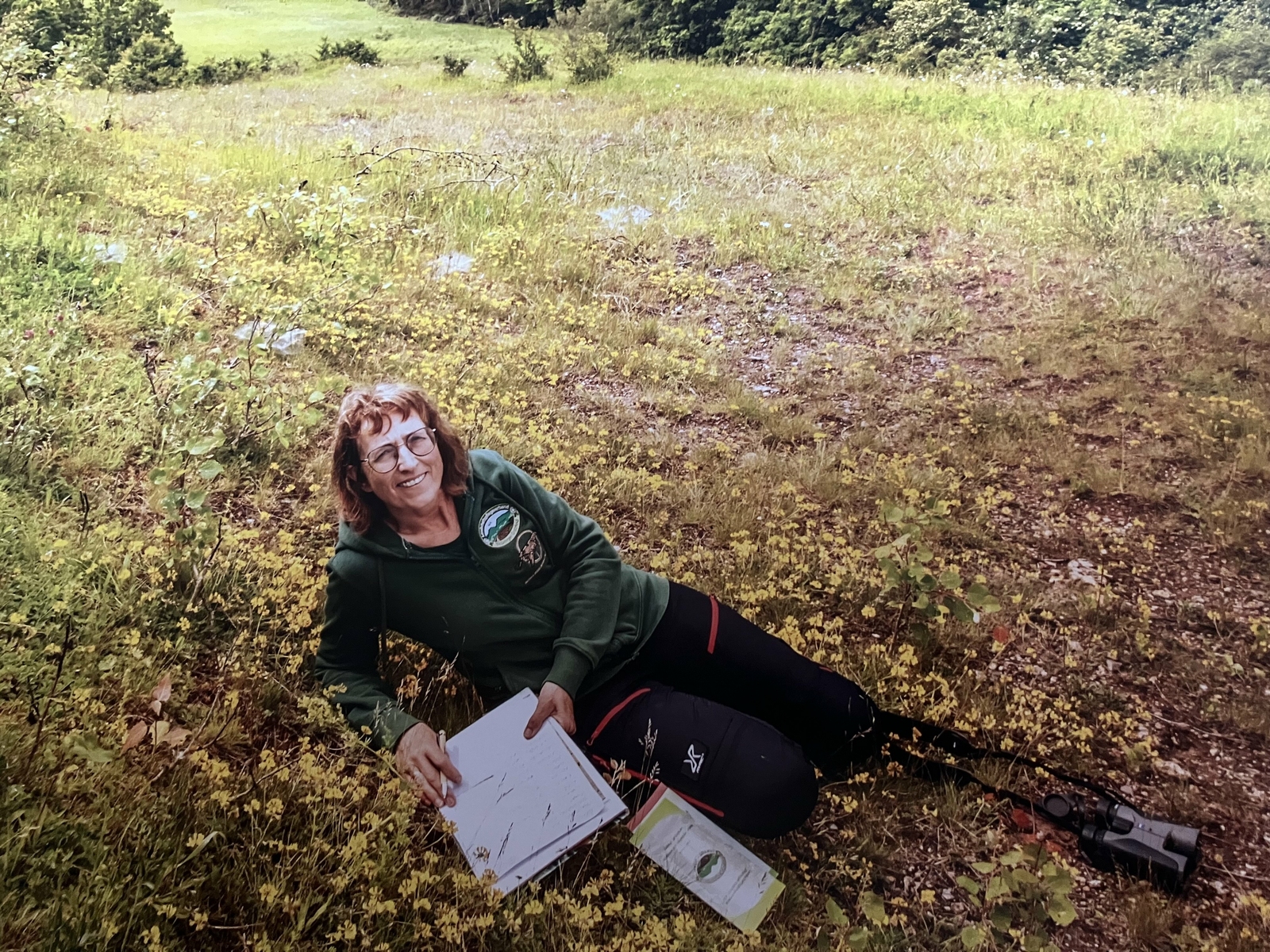 2025, Verena Volkmar, Kalenderblatt, Moor, grünes Band