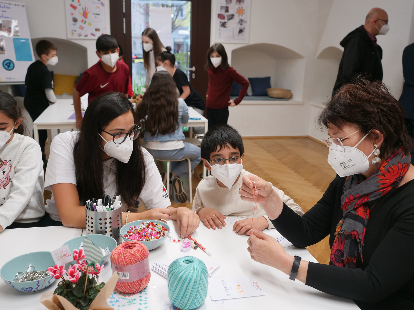 2022, rotes kreuz, steiermark, graz, lernhaus, schule