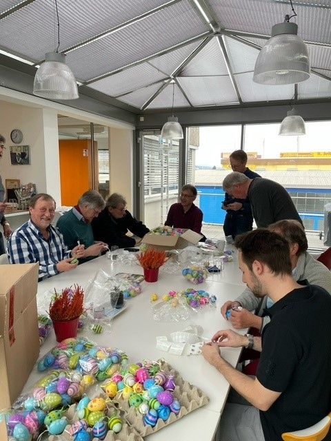 2023, weinheim, ostereier, osterei-aktion, glücksei-aktion, eier schmücken