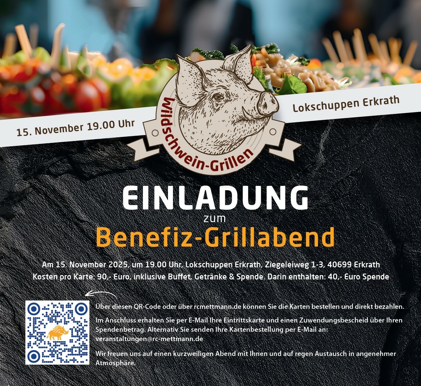 2025, wildschwein, grillen, rc mettmann