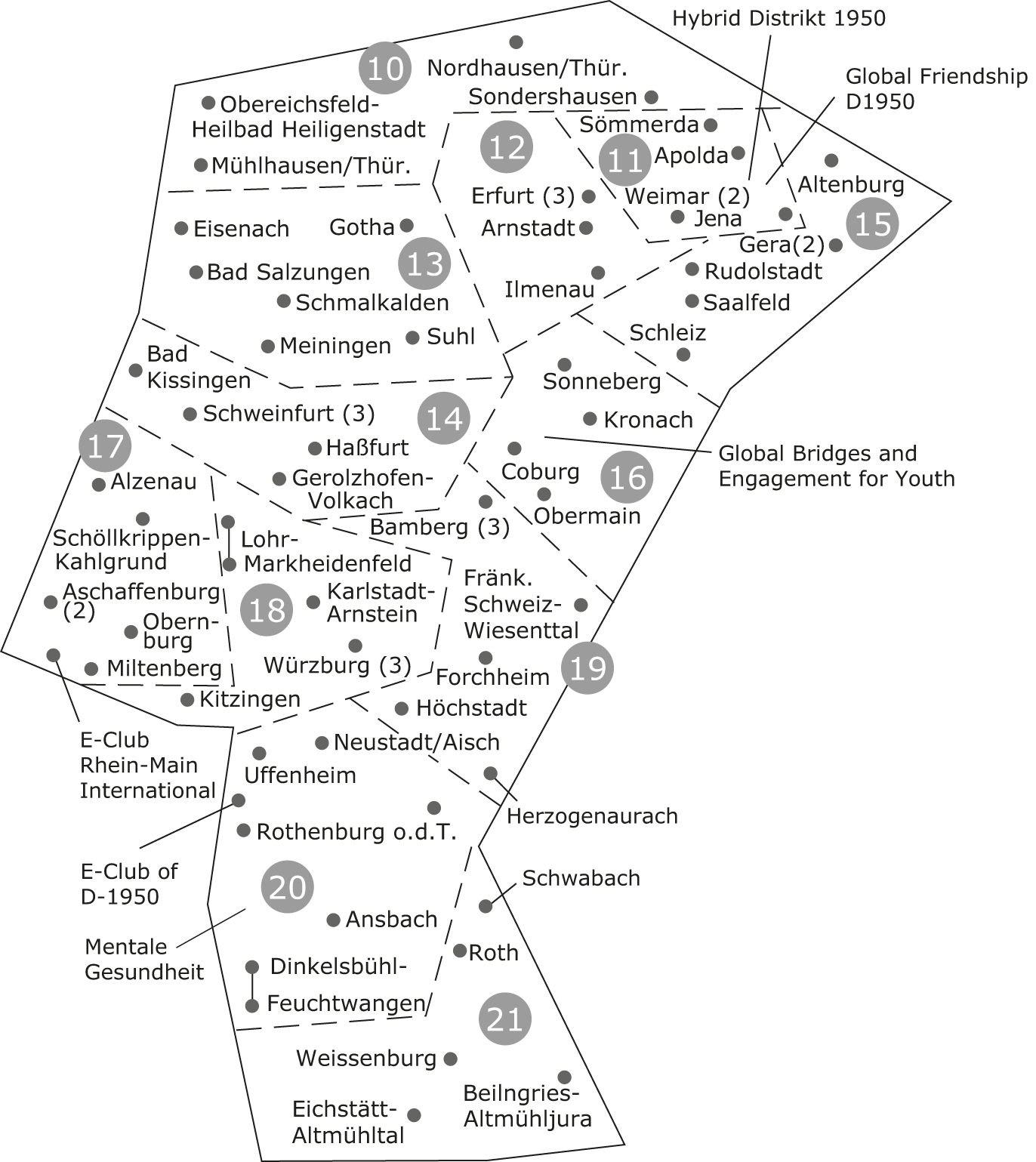 Distriktkarte D1950