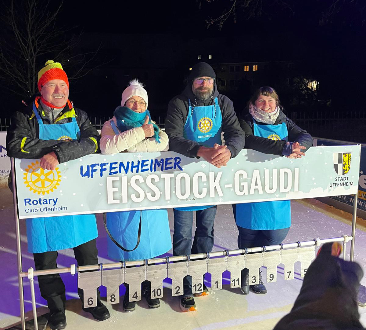 Das Gästeteam aus Schleiz