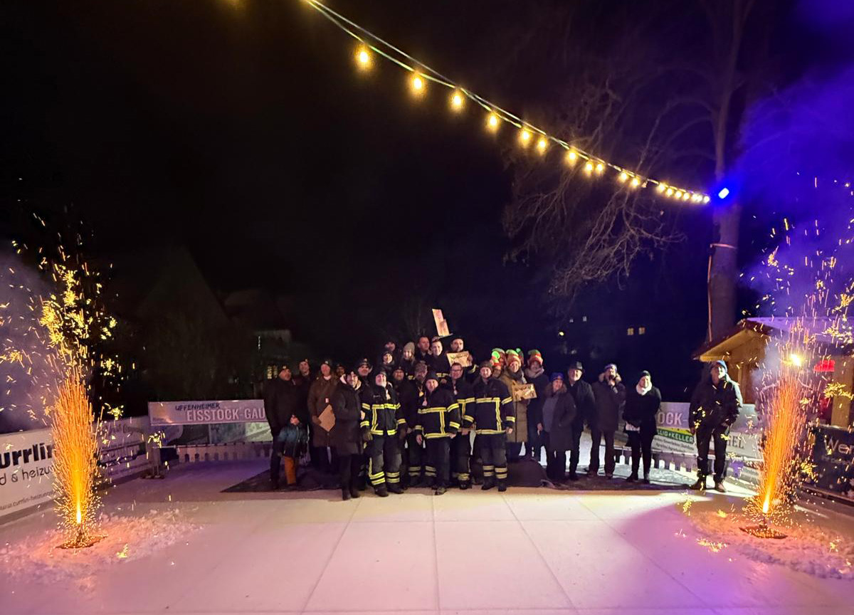 Feuerwerk zum Feierabend