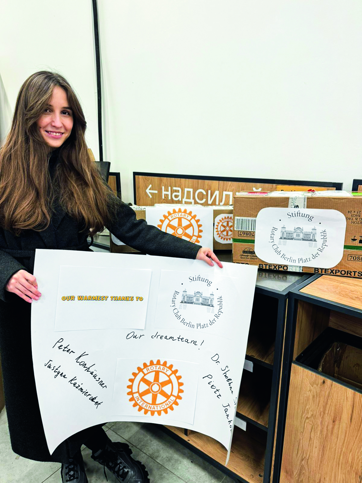 Von Anfang an war Rotary ein zuverlässiger Partner für Hilfsmaßnahmen