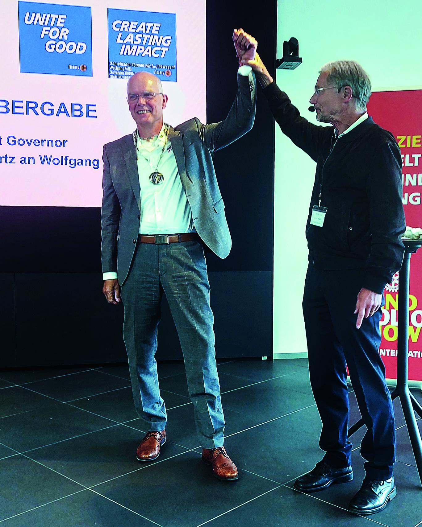 Hans-Iko Huppertz (r.) und Wolfgang Völz