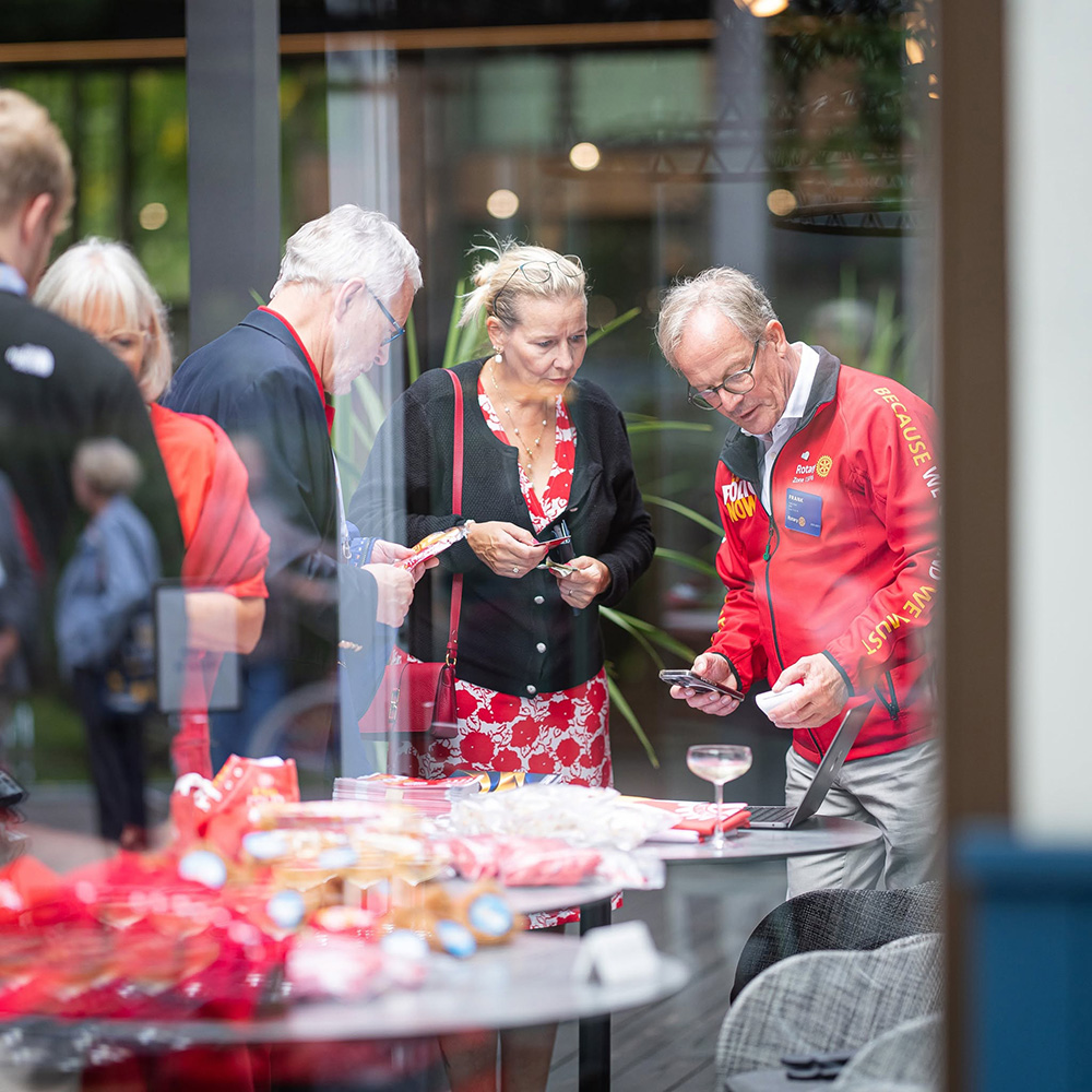 Polio-Zonenbeauftragter Frank Intert in Aktion