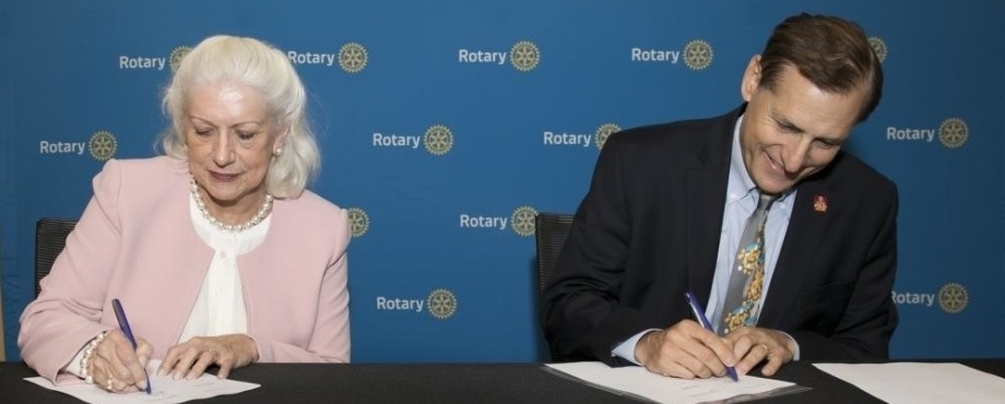 Neue Partnerschaft - Rotary arbeitet mit internationaler Agentur gegen Erblindung zusammen