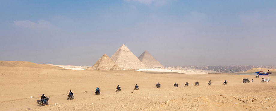Rotarische Motorradfahrer - Neue Cross Egypt Rallye wirft ihre Schatten voraus