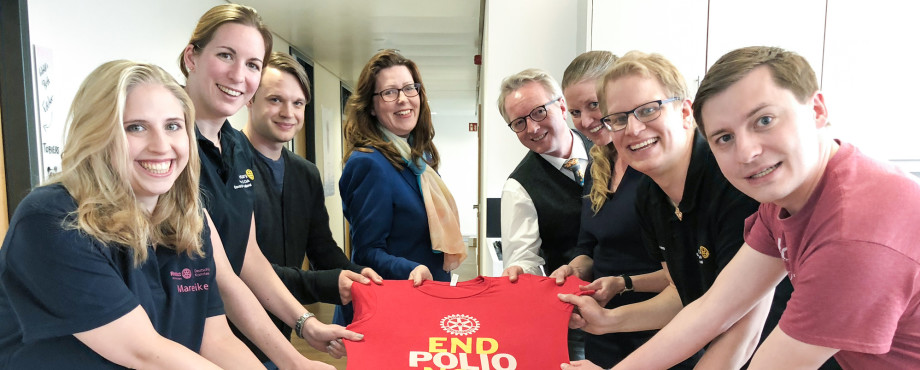 Polio-Film - Video-Dreh zum Filmstart