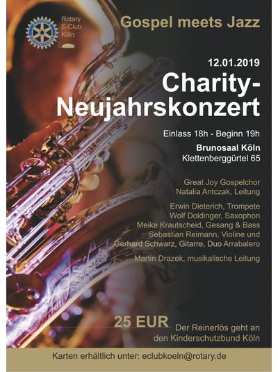 Neujahrskonzert - Gospel meets Jazz - mit der neuen Jazz-Fellowship